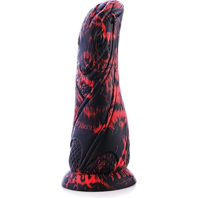 HiSmith WDD022-M Wildolo Huge Fantasy Monster Dildo with Suction Cup 23.6cm Black-Red