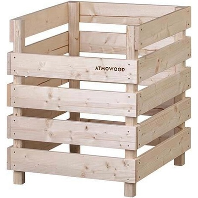 Atmowood dřevěný kompostér otevřený nahoře 60 x 60 x 70 cm