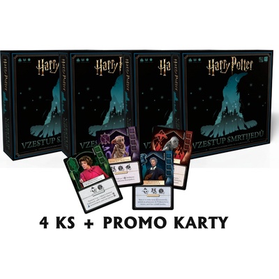 Harry Potter: Vzestup Smrtijedů 4ks + promo