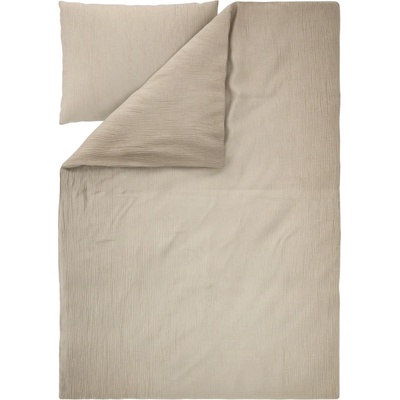LIVARNO mušelínové povlečení béžová 140x200 70x90 – Sleviste.cz