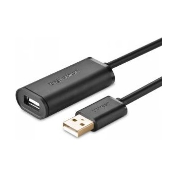 Ugreen active cable usb 2.0 extension cable 480 mbps 5 m black (us121 10319)