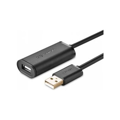 Ugreen active cable usb 2.0 extension cable 480 mbps 5 m black (us121 10319)