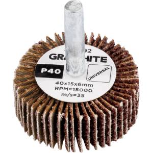 GRAPHITE Ламиниран диск 40 x 15 x 6 mm, P40 58T392 (58T392)