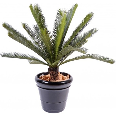 Luxusní umělá palma Cycas palma s kmenem, 100cm
