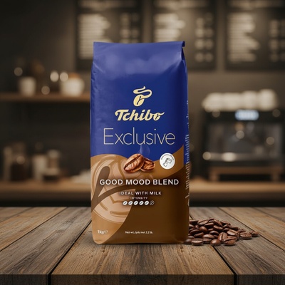 Tchibo Káva Exclusive Good Mood Blend zrnková 1 kg