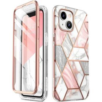 SUPCASE Дамски Калъф за iPhone 14, SUPCASE IBLSN Cosmo Marble, Розов (843439118560)