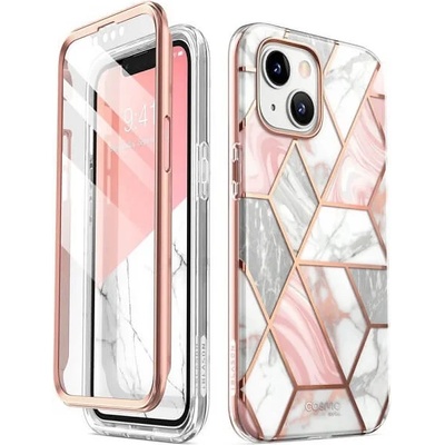 SUPCASE Дамски Калъф за iPhone 14, Supcase Iblsn Cosmo Marble, Розов (843439118560)