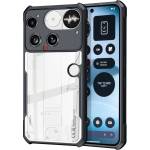 Nothing XUNDD Калъф за Nothing Phone (3) 5G с Прозрачен акрилен гръб- TPU рамка, Airbag технология, вкл. Протектор, Черен