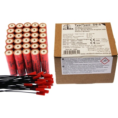 Klima raketový motor D9-5 EL 30ks