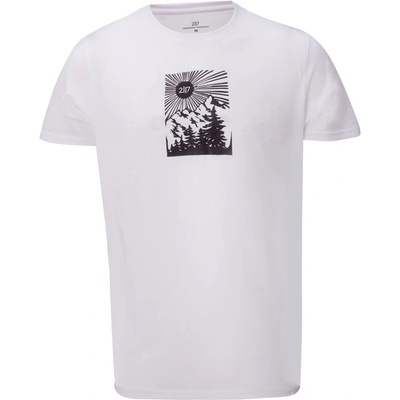 2117 OF Sweden APELVIKEN pánské tričko s krátkým rukávem bílé