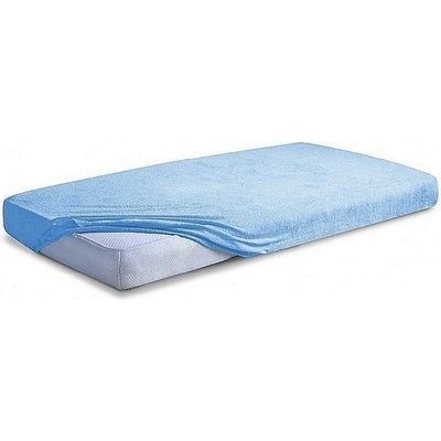 Maceshka Prestieradlo froté svetlo modré 60x120