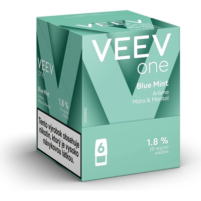 VEEV ONE NÁPLNE BLUE MINT kartón