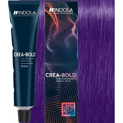 Indola Creabold barva na vlasy Deep Purple Tmavě Fialová 100 ml