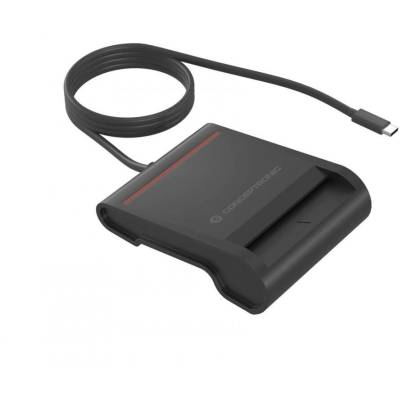 Conceptronic SCR01BC четец на смарт карта На закрито USB UBS тип C Черен (SCR01BC) (SCR01BC)