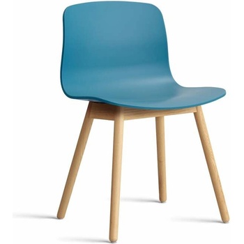 HAY AAC 12 Lacquered Solid Oak / azure blue