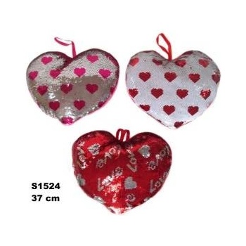 SUN-DAY Heart-shaped candy 37cm 3 patterns mix price per 1 piece