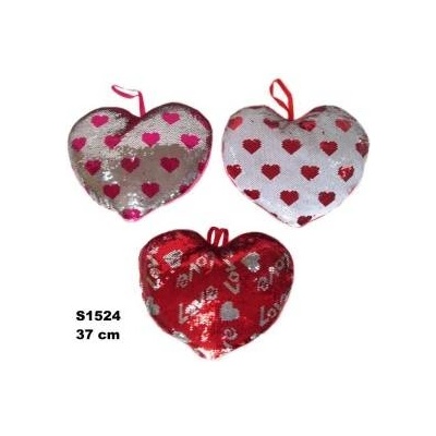 SUN-DAY Heart-shaped candy 37cm 3 patterns mix price per 1 piece