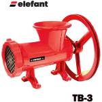 Elefant tools Месомелачка ръчна, чугунена, Elefant TB-3, нож с 4 остриета и решетка 6 мм (UNI-010813)