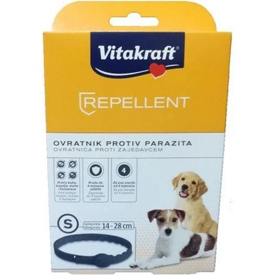 Vitakraft Биоциден нашийник за кучета - 28 cm (размери S / SM)