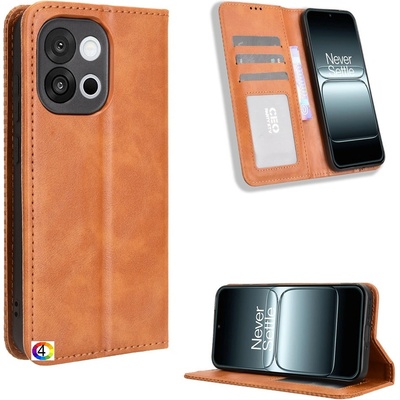 OnePlus 13s 5G / OnePlus 13T 5G Retro-skin Magnetic Кожен Калъф и Протектор