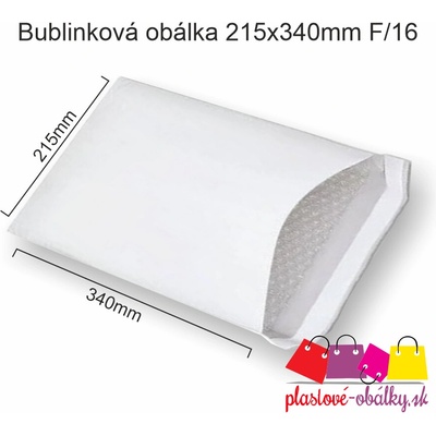 Bublinkové obálky Rozmer: F/16 215 x 340 mm
