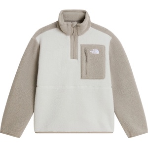 The North Face Детски поларен пуловер The North Face Kid's Teen Yumiori 1/4 Zip Jacket Fleece jumper - Cumulus Cloud / Stone Slab (704-6518-0212)