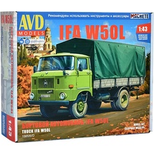 AVD Stavebnice IFA W50L s plachtou 1:43