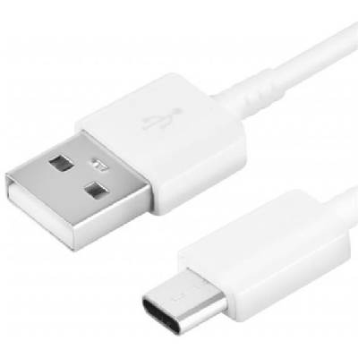 Оригинален Samsung кабел за зареждане и данни - USB-A към USB-C - еко опаковка - 1, 2 m - бял (15268)