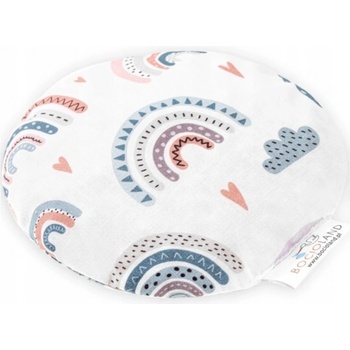 BocioLand Malý nahřívací polštářek s třešňovými pecičkami Duha