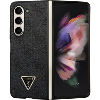 GUESS Гръб Guess 4G PU Leather Triangle Case за Samsung Galaxy Z Fold 5 - Черен