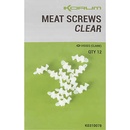 Korum Vrtáčik Meat Screws Clear 12ks