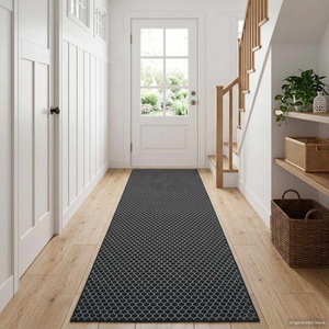 vidaXL Каса за килим ORIZ 1150 gsm Черен мрежест модел (42045424)