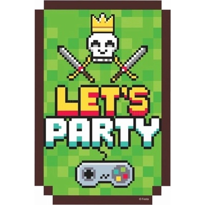 POZVÁNKY s obálkami Minecraft – Zboží Dáma