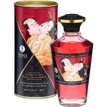 Shunga Aphrodisiac Warming Oil Sparkling Strawberry Wine 100ml