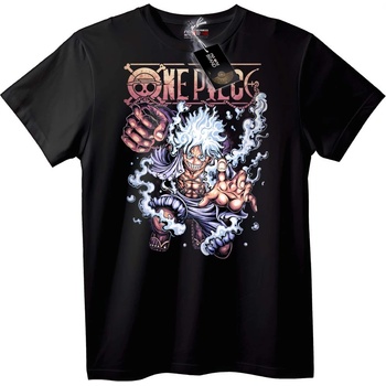 NOONEBRAND Тениска One Piece Luffy аниме - 6XL, Black