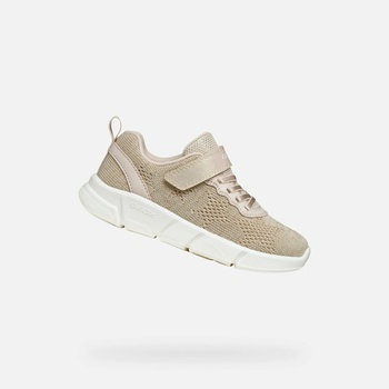 GEOX Бежови детски тенис обувки Geox Aril Geox | Bezhov | Момичешки | 28