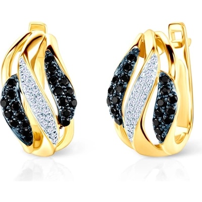 SAVICKI Обеци: бяло злато. диаманти