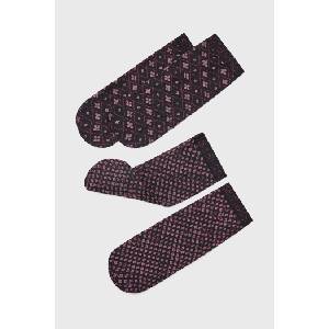 OROBLÚ 2PACK чорапи OROBLÚ Twins The Pattern къси 50 DEN (2PVOBC68282_pon)