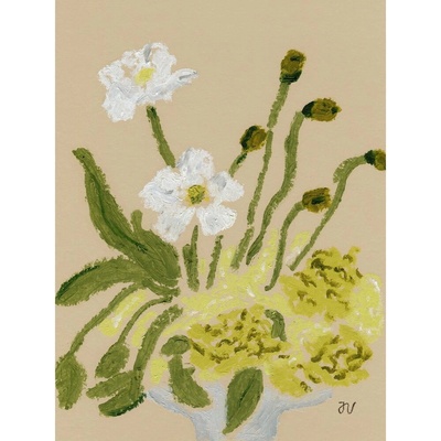The Poster Club Spring Blossom – Isabelle Vandeplassche plakát béžová