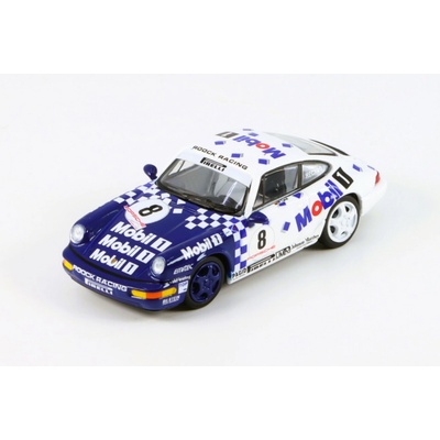 Porsche 911 964 RS Mobil1 Carrera Cup 8 1992 modrá Spark Model 1:64