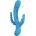 HoneyPlayBox TRILUX Kinky Finger Rabbit Vibrator with Anal Beads Blue