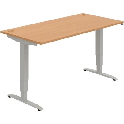 OFFICE PRO s.r.o. HOBIS výškovo nastaviteľný stôl MOTION MS 3 1600, stand.ovládanie, buk