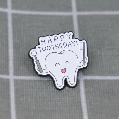 Pinarna Zub s kartáčkem Happy toothsday! / Šťastný den zubů!