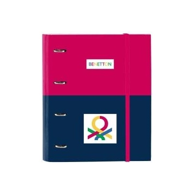 Benetton Папка с пръстени Benetton Cherry череша Морско син 27 x 32 x 3.5 cm
