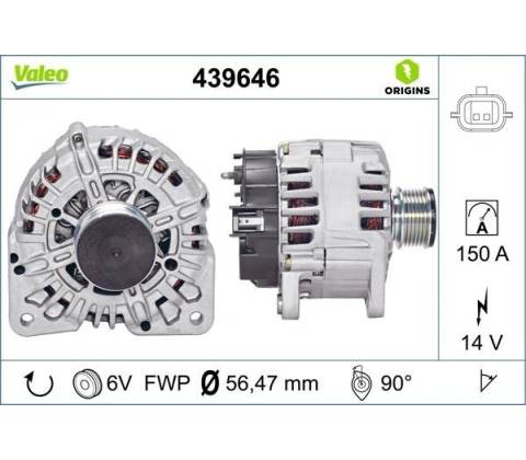 Alternátor VALEO 439646