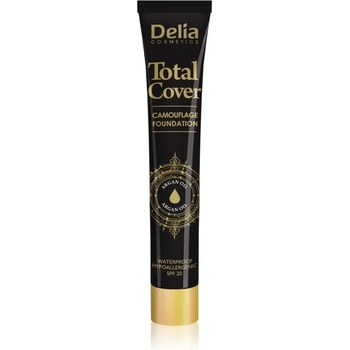 Image 1 of Delia Cosmetics Total Cover водоустойчив фон дьо тен SPF 20 цвят 52 Ivory 25 гр