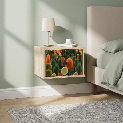 vidaXL Стенен шкаф за нощно шкафче ZAANDAM Дъб сонома 36 x 33 x 25 см (8007473)