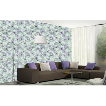 DIMEX ART s. r. o Луксозна флизелинова тапета лилава цветна леха