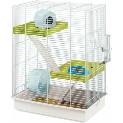 Ferplast HL HAMSTER TRIS bila 46 x 29 x 58 cm – Zboží Dáma