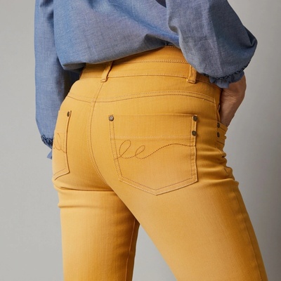 Blancheporte 7/8 úzke džínsy medová